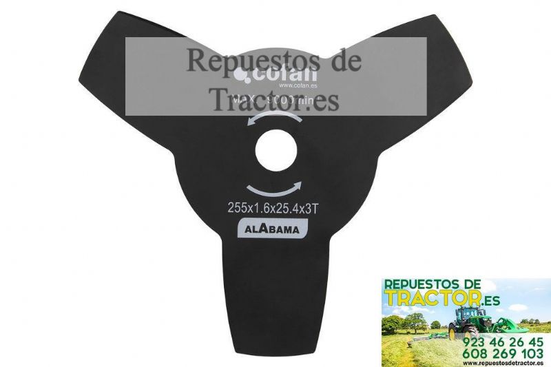 CUCHILLA DESBROZADORA 3 DIENTES