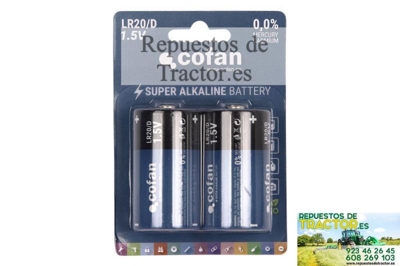 PILAS ALKALINAS LR14/C