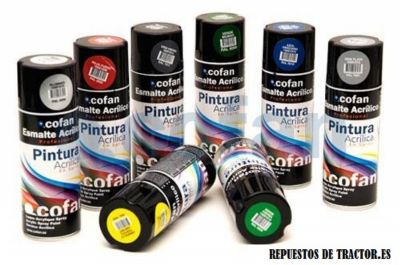 PINTURA EN SPRAY NEGRO MATE 400 ML